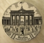 Preview: Sammelteller "Berlin Brandenburger Tor", Wandteller, 15 cm