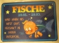 Preview: Windel Winni Schild "Fische 20.02. - 20.03....", 10,5 x 15,0 cm