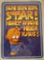 Preview: Windel Winni Schild "Ich bin ein Star!...", 10,5 x 15,0 cm