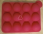 Preview: Silikonform "Kugel", pink, Eiskugel-​, Pralinen-​​​​ und Schokoladen Form, Silikon