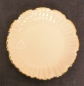 Preview: Kleiner Teller weiß mit Goldrand, Durchmesser 100 mm, von H&M Home