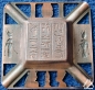 Preview: Aschenbecher Ägypten, Metall, 12,5 x 12,5 cm