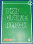 Preview: Der grüne Block, Briefblock A4, 50 Blatt, blanko, unliniert, von Brunnen