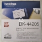 Preview: Brother DK-44205 Endlosetikett, schwarz auf weiß, Papier, wiederablösbar
