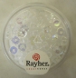 Preview: Glas-Schliffperlen Bergkristall, Radl 6 x 3 mm, 40 Stück