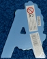 Preview: Sevi Holzbuchstabe A. Alligator. hellblau. 81601