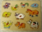 Preview: Steckpuzzle Tiere, Holzpuzzle, 10-teilig