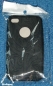 Preview: iPhone 4G Silikonhülle. schwarz mit Motiv
