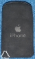 Preview: iPhone 4G Handytasche. schwarz mit iPhone-Logo