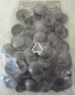 Preview: Knöpfe aus Metall, rund, mit Hammerschlag-Motiv, 60 Stück, 25 mm Durchmesser, Uniformknopf
