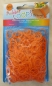 Preview: Loom Bänder orange von Folia, 500 Stück, Rubber Loops, mit Häkelnadel und 25 Verbindungsstücke