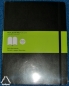 Preview: Moleskine Notizbuch. Softcover. schwarz. 192 blanko Seiten. 19 x 25 cm