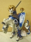 Preview: Papo Ritter Waffenmeister Widder 39913 mit Pferd 39914