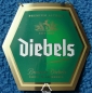 Preview: Zapfhahnschild "Diebels" mit Kette