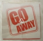 Preview: Motivstempel "GO AWAY", Rude Stamp Fluch-Stempel mit Stempelkissen