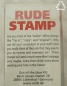 Preview: Motivstempel "FUCK OFF", Rude Stamp Fluch-Stempel mit Stempelkissen