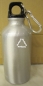 Preview: Trinkflasche Aluminium mit Karabiner, 400ml