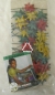 Preview: Weihnachtssternkette Palmblatt, bunt, 4,5 Meter