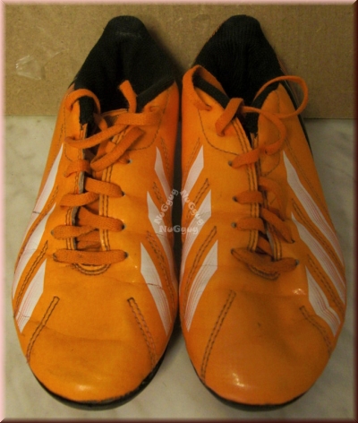 adidas f5 Fußballschuhe, orange/schwarz, Größe 34, Nockenschuhe