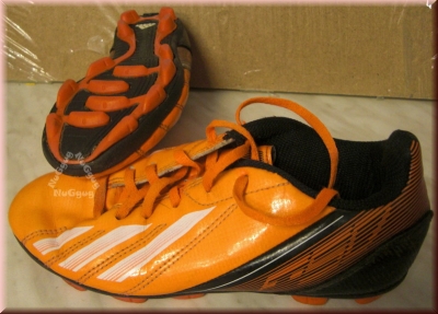 adidas f5 Fußballschuhe, orange/schwarz, Größe 34, Nockenschuhe