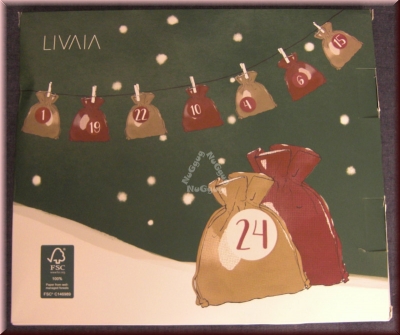 Adventskalender LIVAIA zum selbst befüllen, DIY Jute Adventskalender