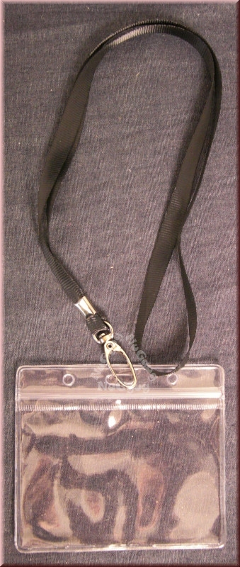Ausweishülle mit Schlüsselband, Kartenhalter mit Halsband, 100 x 90 mm