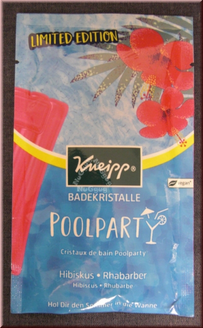 Badekristalle "Poolparty" Hibiskus-Rhabarber von Kneipp