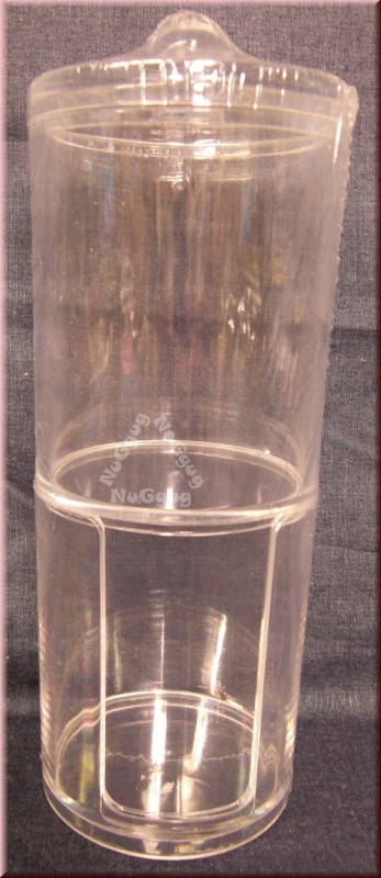 Kaffeepadhalter klein, transparent, Kunststoff, 8,5 x 7 cm + Vorratsdose 9 x 7 cm, Kaffeekapselhalter
