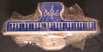 Verschlußklemmen "Music", 4 Stück, 15 cm, Beutelklammern, Verschlussclips