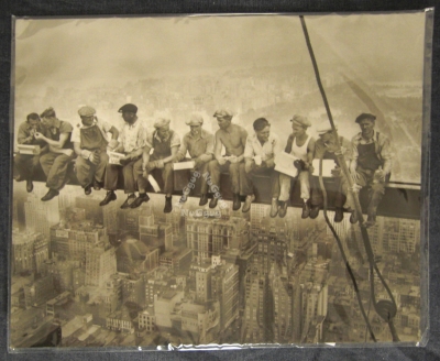 Fotodruck "Bauarbeiter New York", 25,5 x 20,5 cm, Bild, von Redbubble