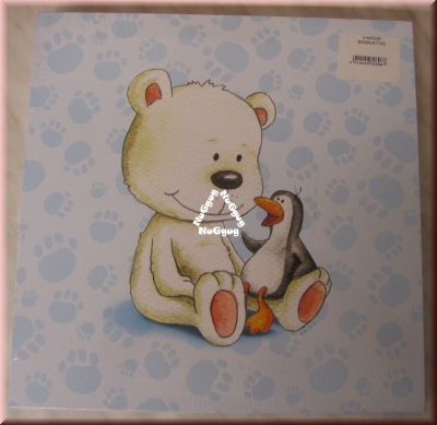 Wandbild "Little Friends II", Canvas-Art Kinderbild, 27 x 27 cm