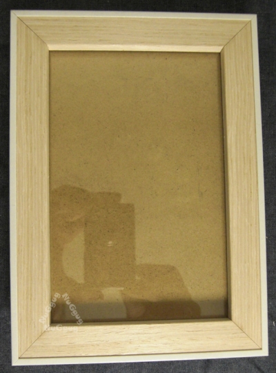 Bilderrahmen Holz, weiß, 17,5 x 12,5 cm für Bilder 10 x 15 cm