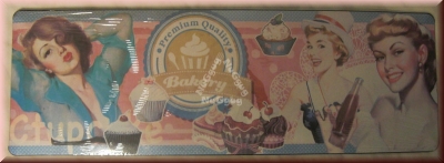 Blechschild "Premium Quality Bakery", 15 x 45 cm