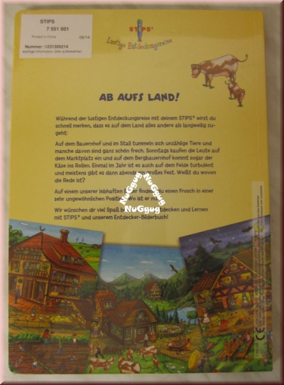 Stips "Ab aufs Land", Buch und Digital-Stift, Atlas Verlag