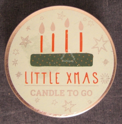 Little XMAS Candle to go, Die Kerze für unterwegs, Adventskranz-​Kerze von Butlers