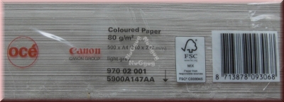 Kopierpapier A4 Canon Coloured océ, hellgrau, 80 g/m², 500 Blatt, Druckerpapier