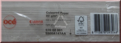 Kopierpapier A4 Canon Coloured océ, hellgrau, 80 g/m², 500 Blatt, Druckerpapier