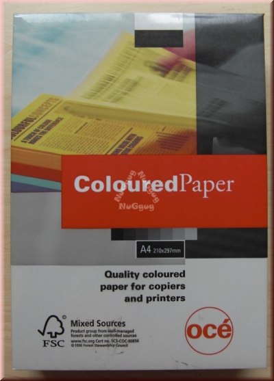 Kopierpapier A4 Canon Coloured océ, mittelgrau, 80 g/m², 500 Blatt, Druckerpapier