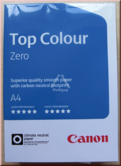 Kopierpapier A4 Canon Top Colour Zero, weiss, 120 g/m², 500 Blatt, Druckerpapier