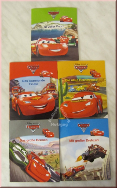 Cars 2 Mini Bücher Set, 5 Stück