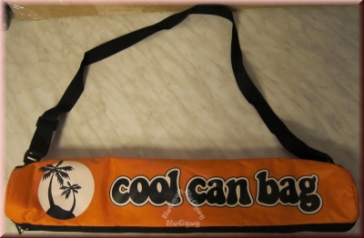 Dosen Kühltasche "cool can bag" , Dosenkühler, Orange/Schwarz