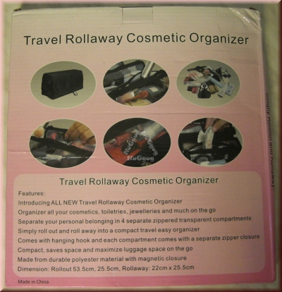 Reise Kosmetik Organizer, Travel Rollaway Cosmetic Organizer