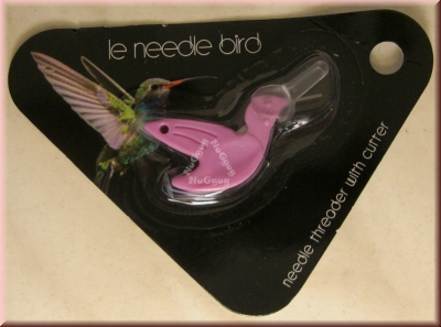 Kolibri Nadeleinfädler mit Messer, pink