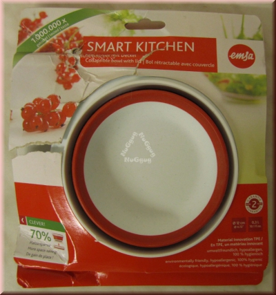 Emsa Smart Kitchen Falt Schale 0,3 L mit Deckel