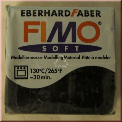 FIMO Soft 8020, schwarz, 58 Gramm