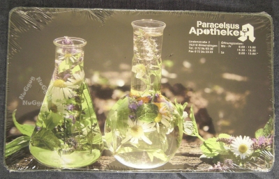 Frühstücksbrett "Paracelsus Apotheke", Glas, Schneidebrett