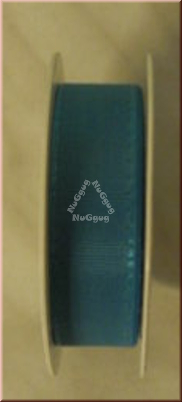 Geschenkband "blau", 15mm x 2 m, Ribbon, Dekoband, Schleifenband