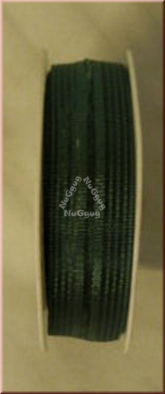 Geschenkband "dunkelgrün", 15mm x 2 m, Ribbon, Dekoband, Schleifenband
