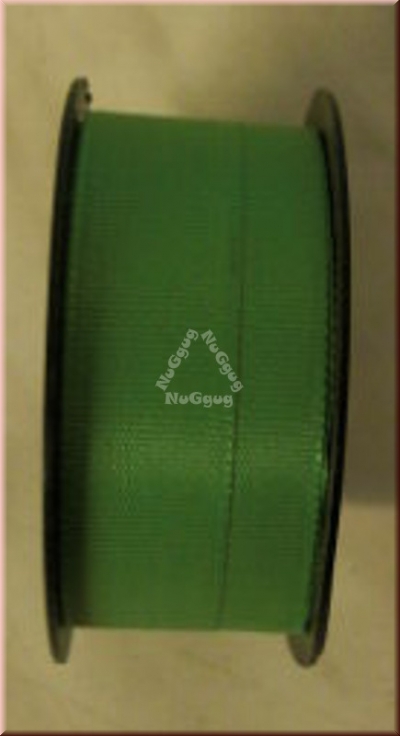 Geschenkband "grün", 15mm x 4 m, Ribbon, Dekoband, Schleifenband