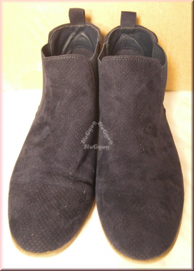 Graceland Schlupf-Stiefeletten, Textil, dunkelblau, Größe 41